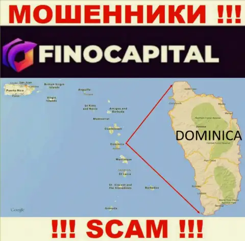 Официальное место базирования FinoCapital Io на территории - Доминика