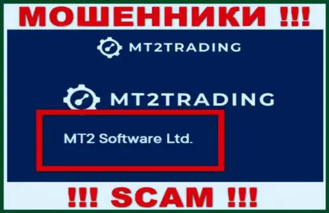 Организацией MT 2 Trading руководит MT2 Software Ltd - инфа с официального сайта мошенников
