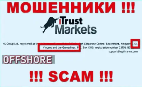 Мошенники Trust Markets засели на территории - St. Vincent and the Grenadines, чтоб скрыться от ответственности - МОШЕННИКИ