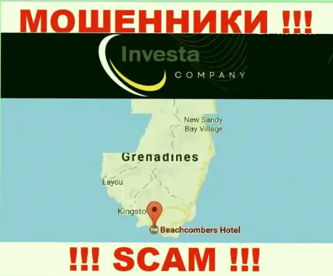 С жульем Investa Limited крайне рискованно сотрудничать, ведь они зарегистрированы в оффшоре: St. Vincent and the Grenadines