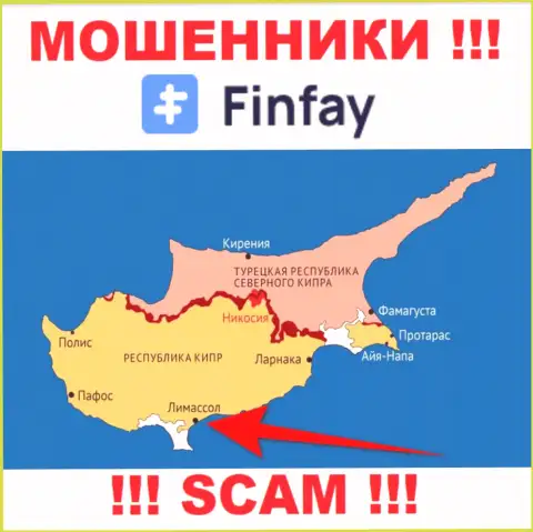 Базируясь в офшорной зоне, на территории Cyprus, FinFay Com беспрепятственно надувают своих клиентов