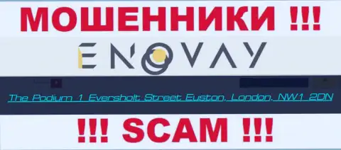 Юридический адрес регистрации компании EnoVay Com ложный - совместно работать с ней слишком опасно