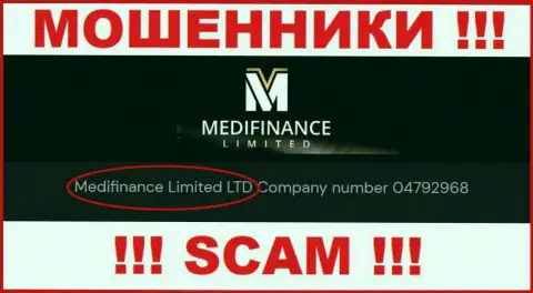 MediFinance вроде бы, как управляет компания Medifinance Limited LTD